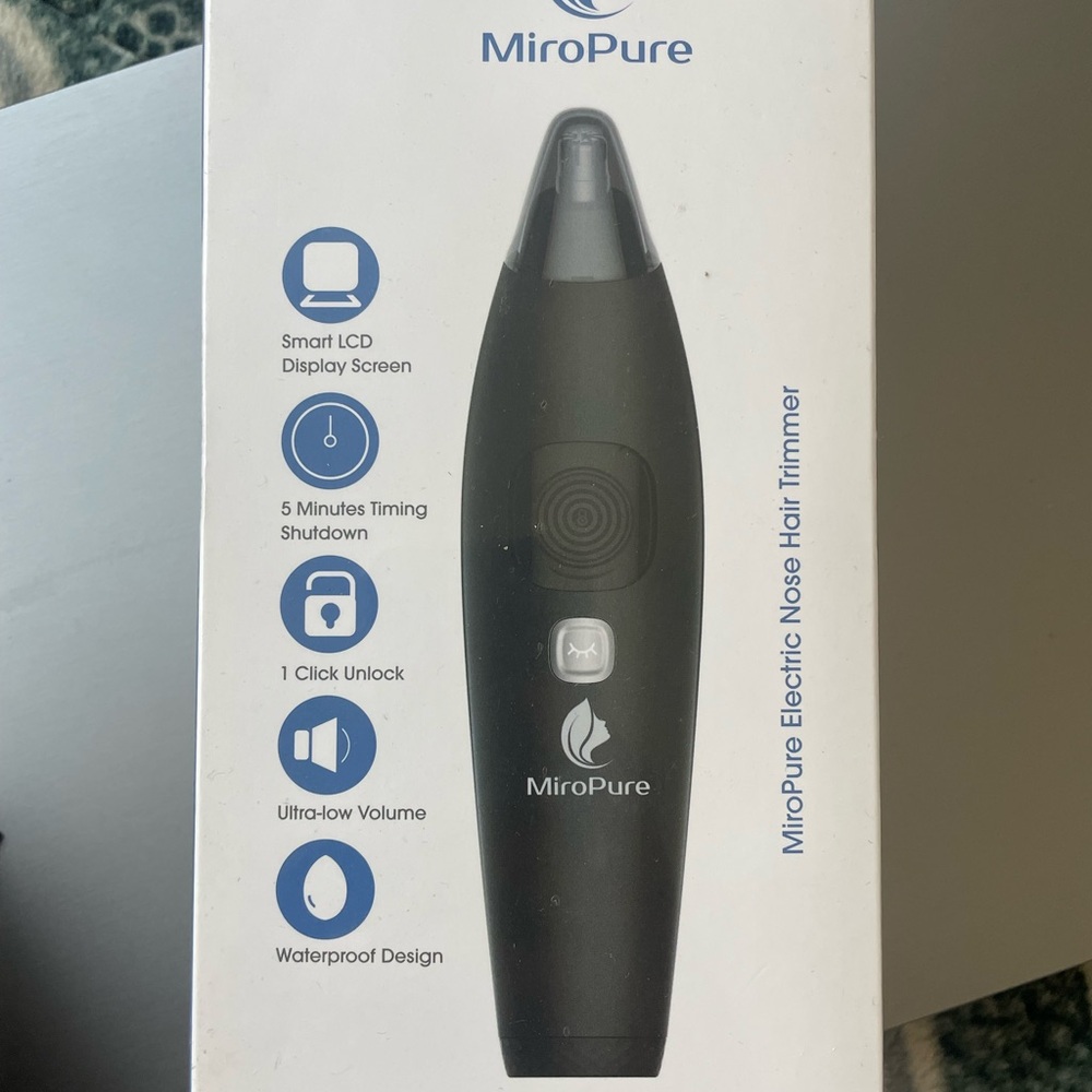 Black Electric Nose Hair Trimmer